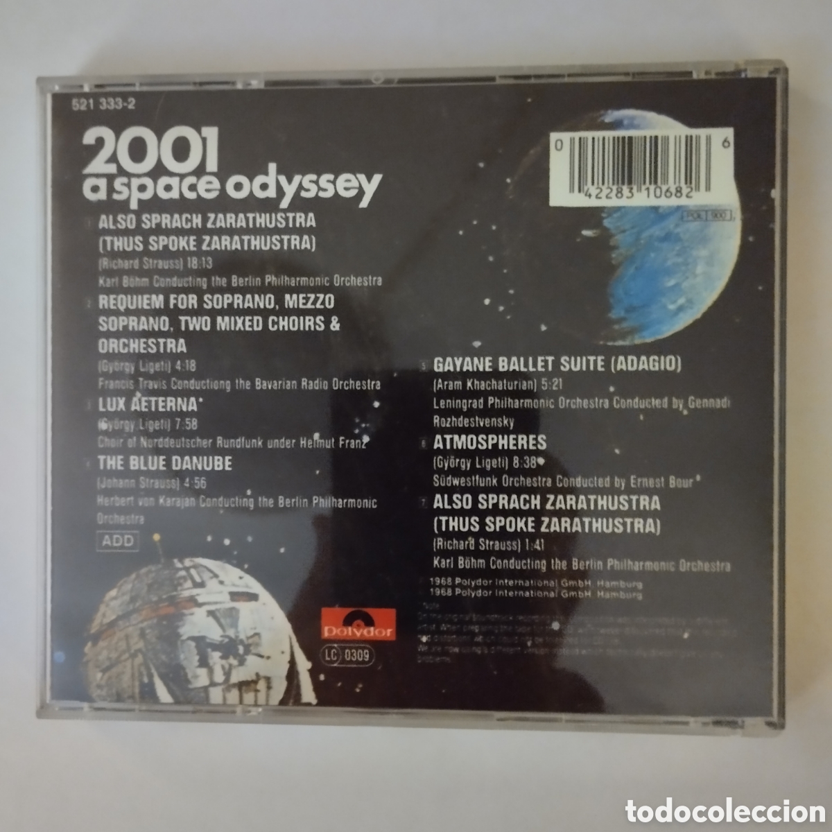 CDs de m&uacute;sica: CD BSO 2001 Una odisea espacial - 1968. - Foto 2