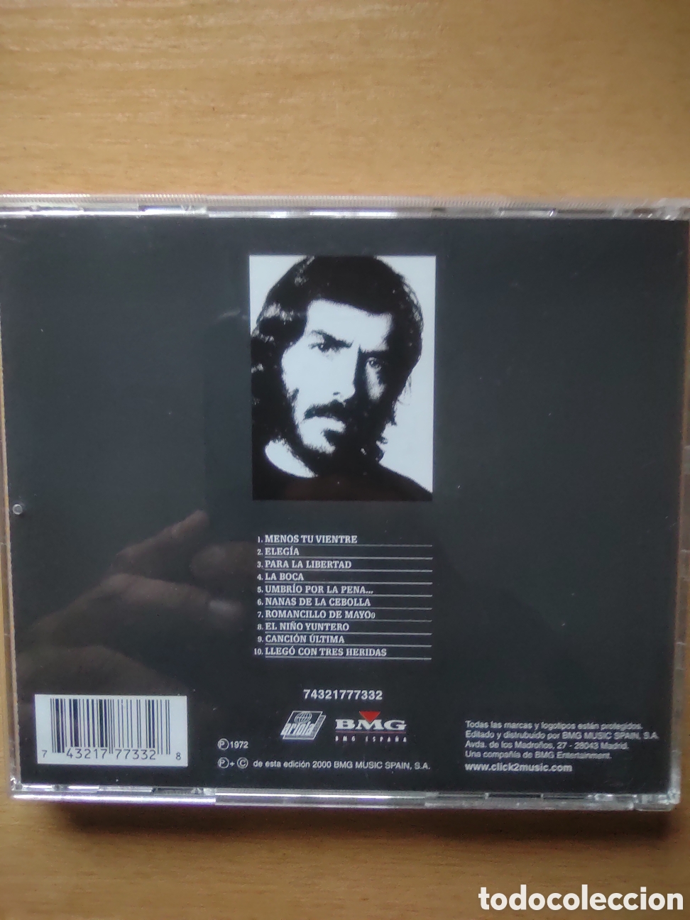 CDs de m&uacute;sica: CD Joan Manuel Serrat - Miguel Hern&aacute;ndez - Foto 2