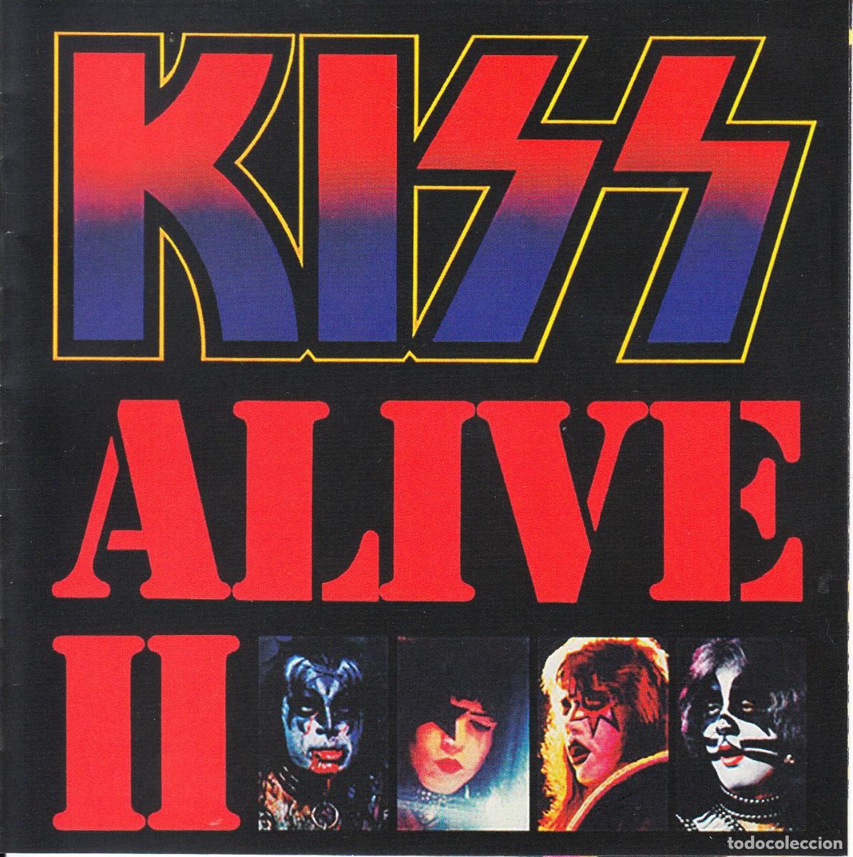 CDs de m&uacute;sica: KISS. ALIVE II. LARGO 1977. 2 CD.