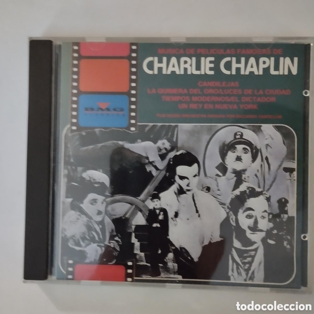 CDs de m&uacute;sica: CD BSO Musica de peliculas famosas de Charlie Chaplin.