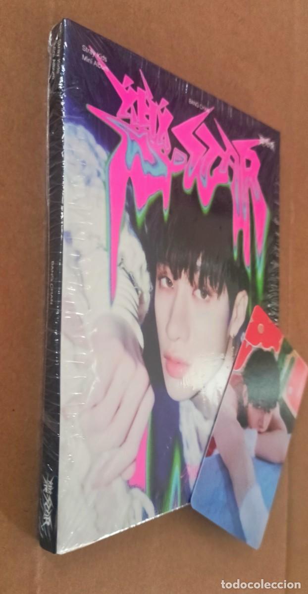 CDs de m&uacute;sica: PRECINTADO Stray Kids Rock-Star: &Aacute;lbum Postcard Ver. + Photocard Bang Chan
