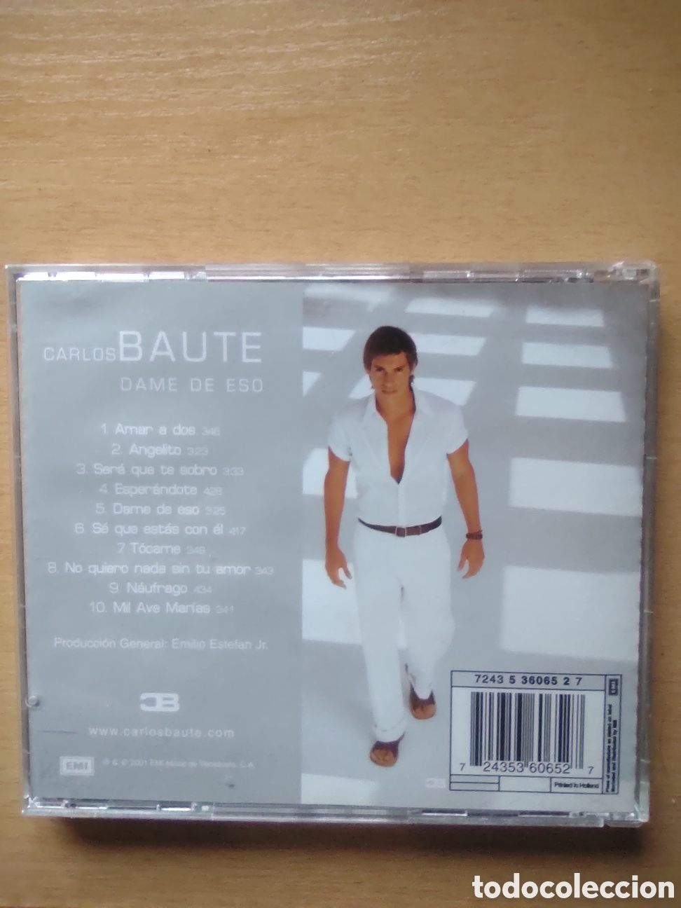 CDs de m&uacute;sica: CD Carlos Baute - Dame De Eso - Foto 2