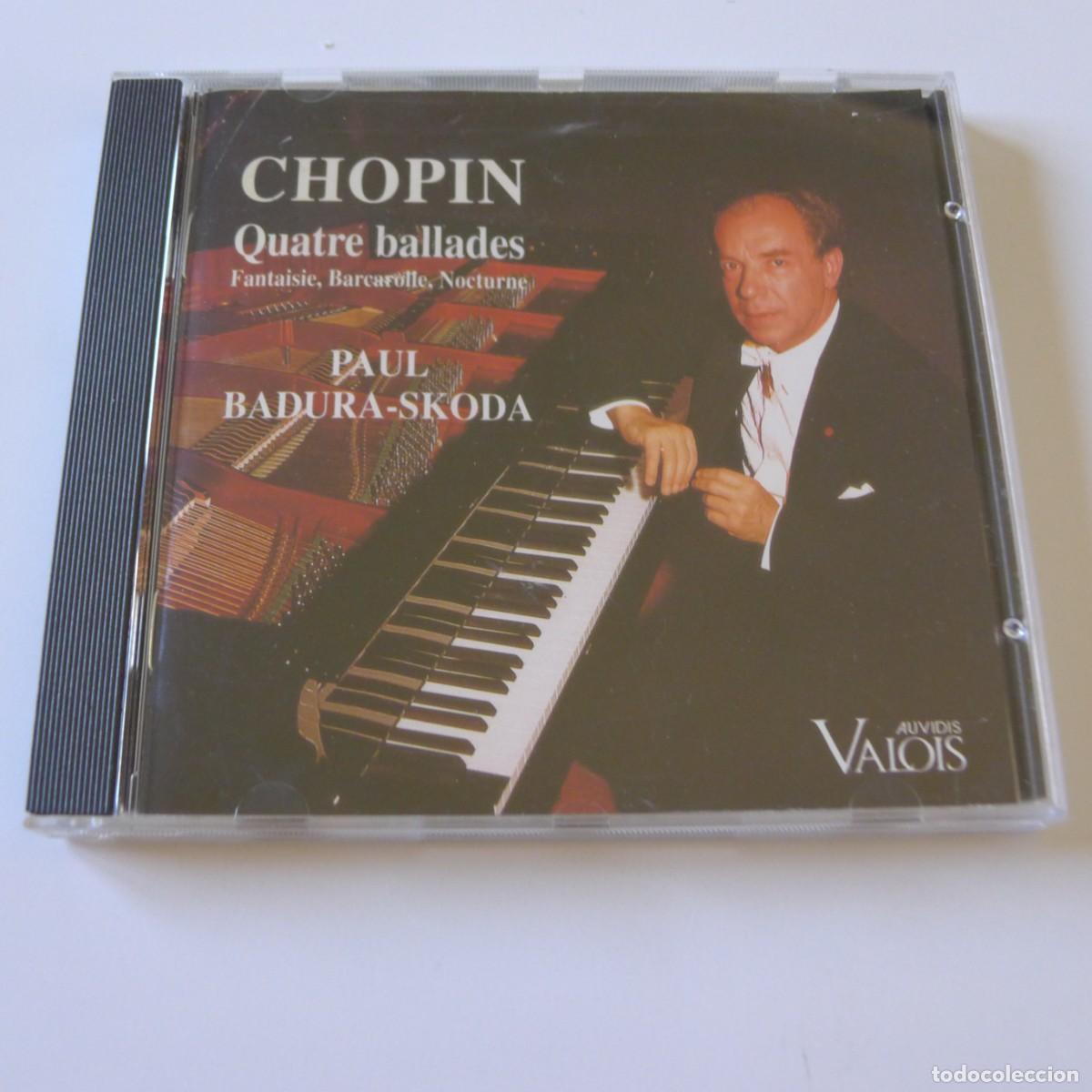 CDs de m&uacute;sica: Chopin , Paul Badura-Skoda &ndash; Quatre Ballades, Fantaisie, Barcarolle, Nocturne CD