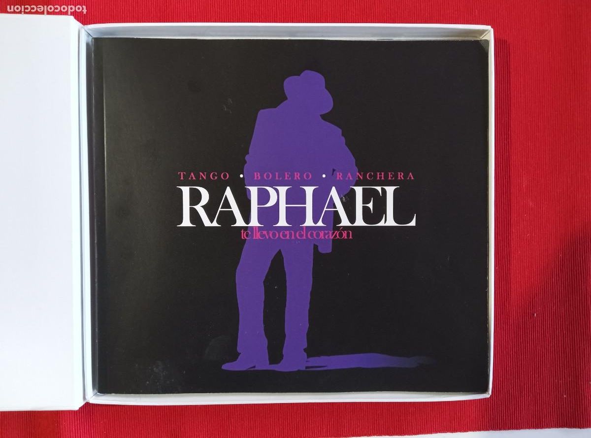 CDs de m&uacute;sica: Raphael Te llevo en el coraz&oacute;n - Foto 3
