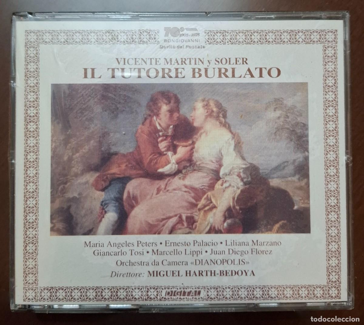 CDs de m&uacute;sica: VICENTE MARTIN Y SOLER: IL TUTORE BURLATO (2 cd audio)