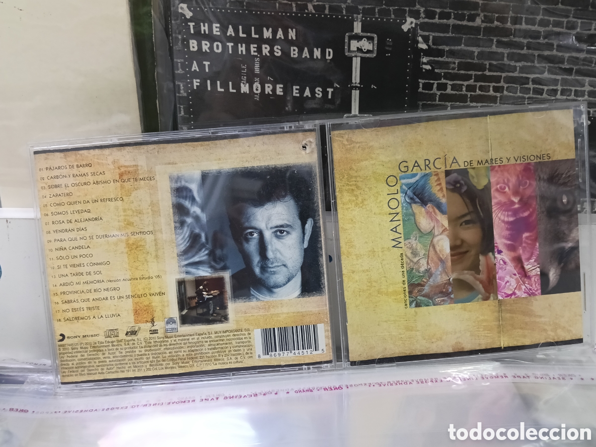 CDs de Musique: Manolo Garc&iacute;a CD de mates y visiones mexico 2010