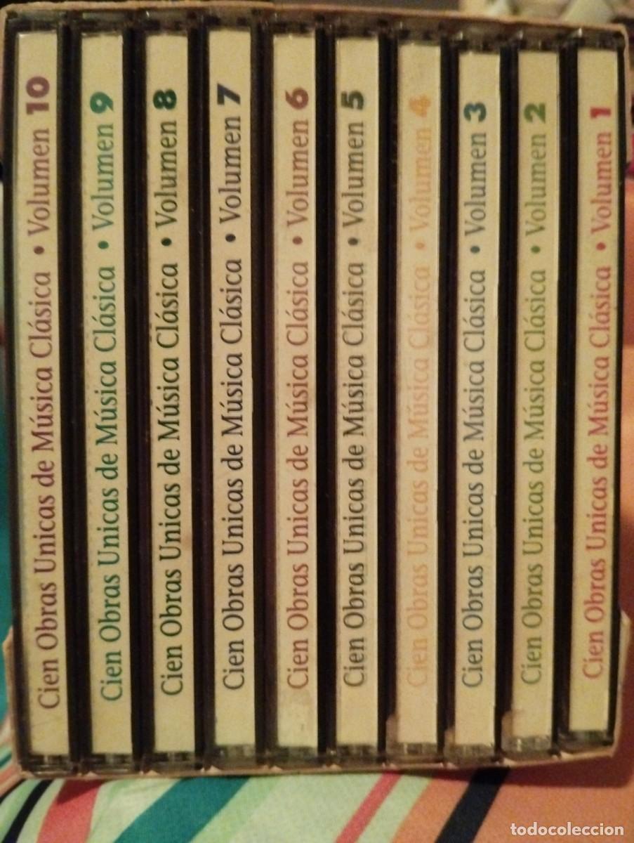 Music CDs: 10 CD&acute;S MAS DOS VOL&Uacute;MENES EXRA CIEN OBRAS UNICAS DE MUSICA CLASICA COMPLETA EN ESTUCHE 1992- TIEMPO
