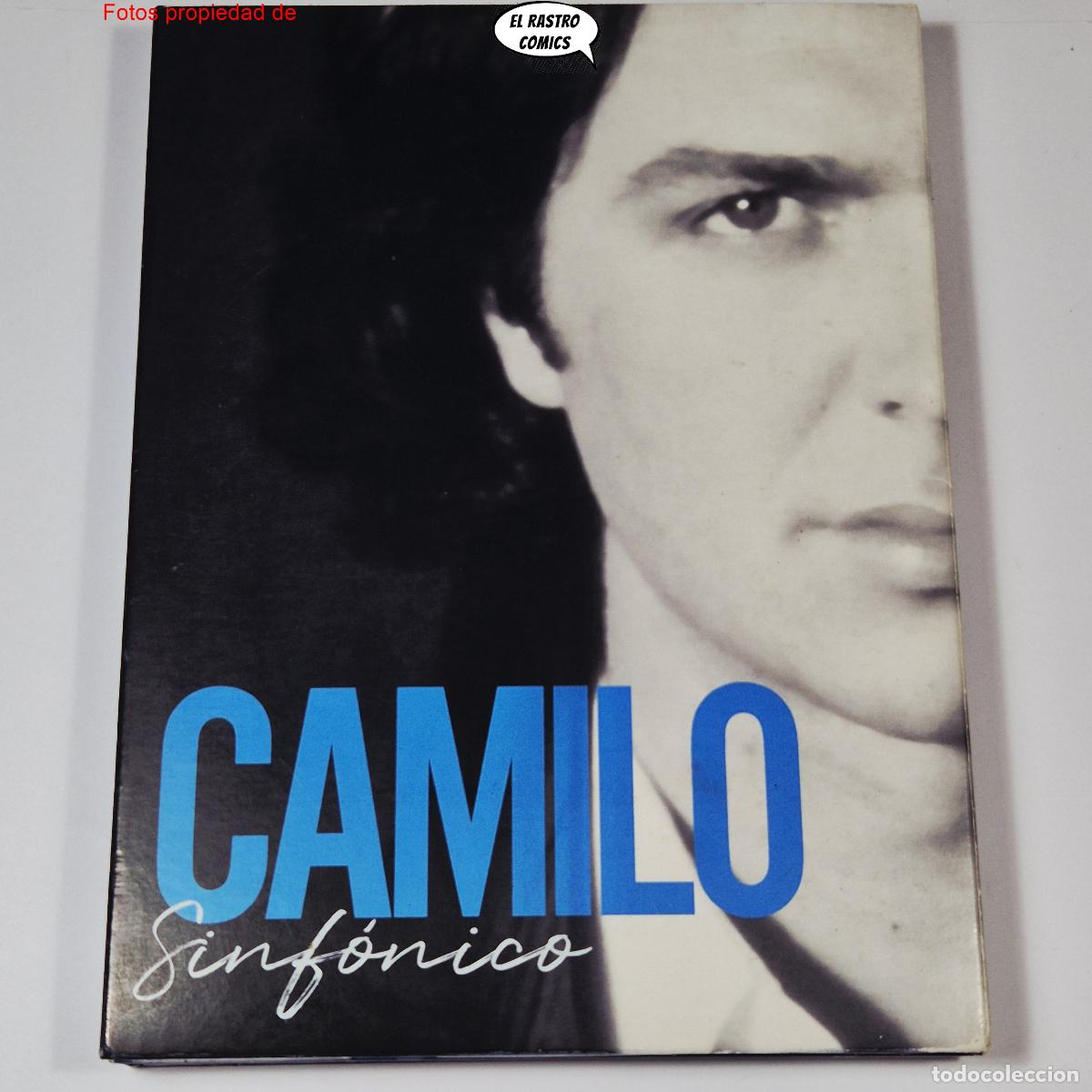 CDs de m&uacute;sica: Camilo Sesto, Sinf&oacute;nico, con la Orquesta Sinf&oacute;nica RTVE, doble, CD + DVD Sony 2018