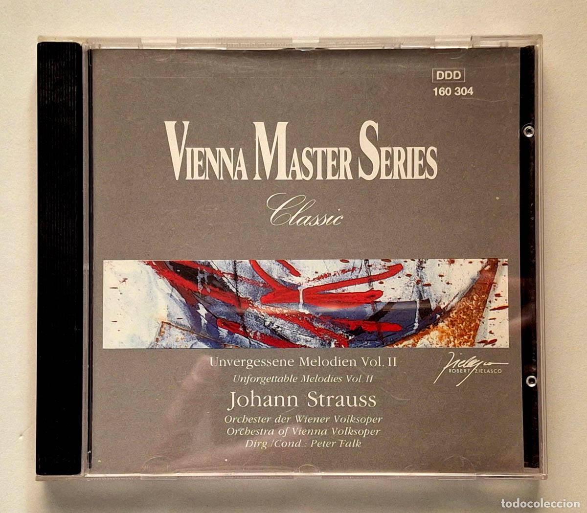 CDs de m&uacute;sica: CD Johann Strauss - Unvergessene Melodien Vol. II / Unforgettable Melodies Vol. II