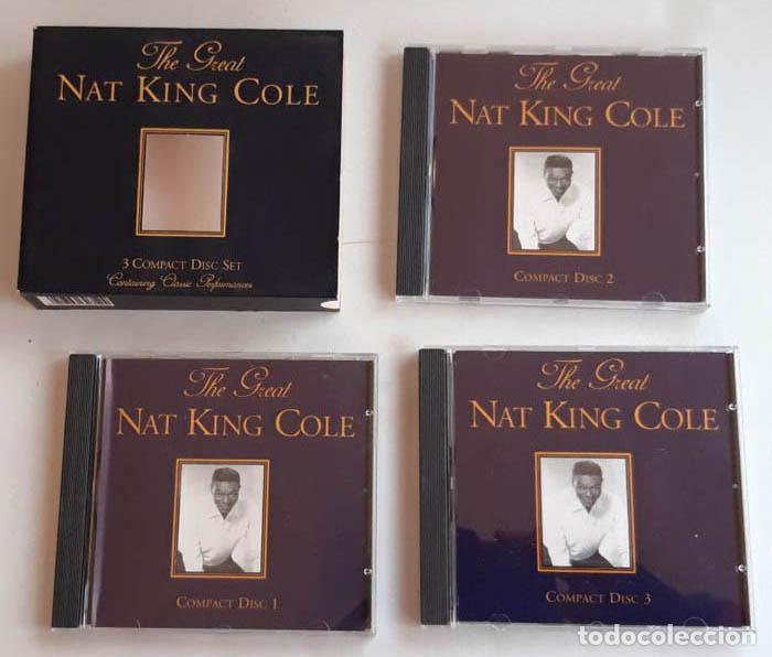 CDs de m&uacute;sica: The Great Nat King Cole, 3 CDs