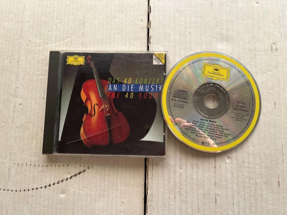 CDs de m&uacute;sica: AN DIE MUSIK DAS 4D KONZERT DEUTSCHE GRAMMOPHON - CD MUSICA KREATEN