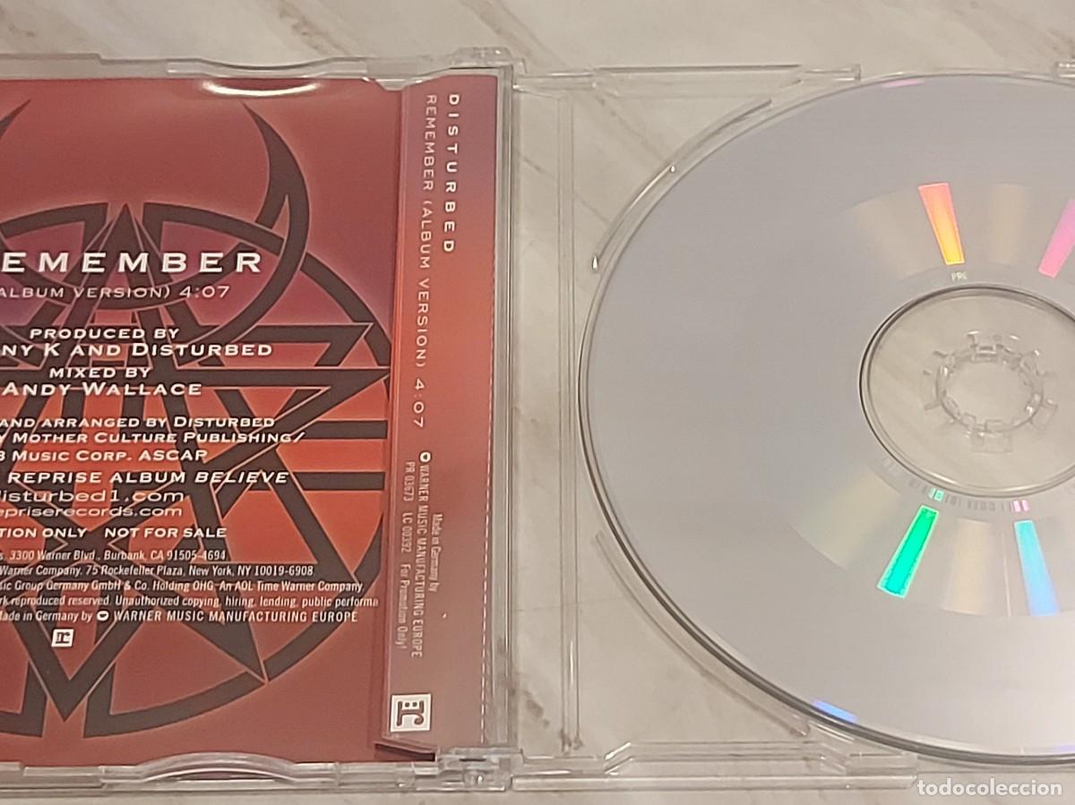 CDs de m&uacute;sica: DISTURBED | REMEMBER | CD SINGLE PROMO | WARNER | LUJO - Foto 2