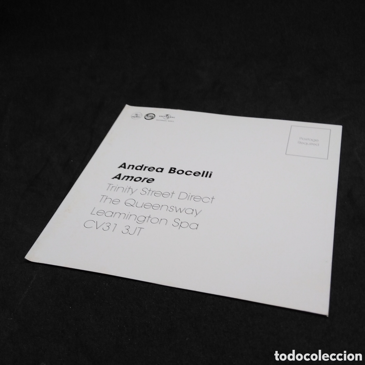 CDs de m&uacute;sica: ANDREA BOCELLI - AMORE - CD - 2006 - DISCO VERIFICADO - Foto 6