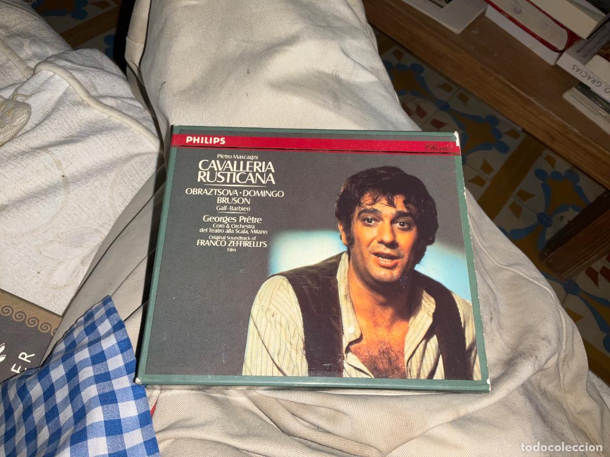 CDs de m&uacute;sica: Cavalleria Rusticana obraztsova Domingo Bruson gall barbieri petre
