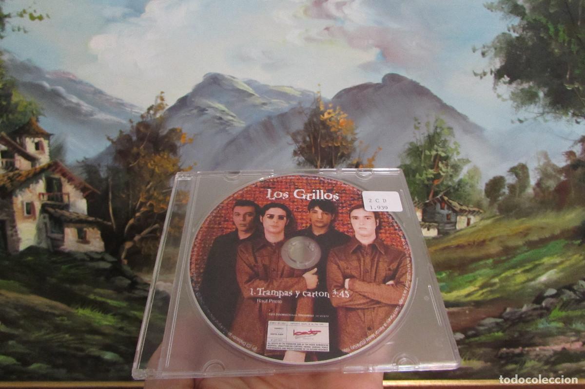 CDs de m&uacute;sica: CD PROMO LOS GRILLOS TRAMPAS Y CARTON