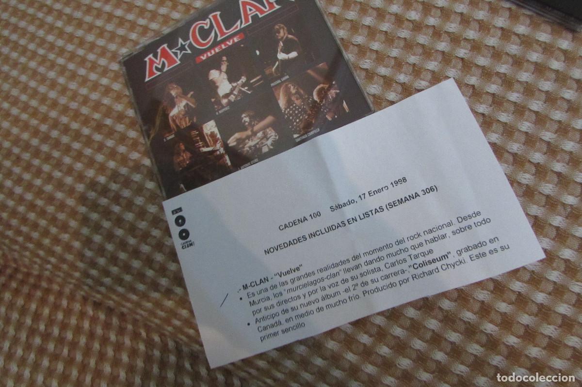 CDs de m&uacute;sica: M-Clan - Vuelve ( CD Single CADENA 100)