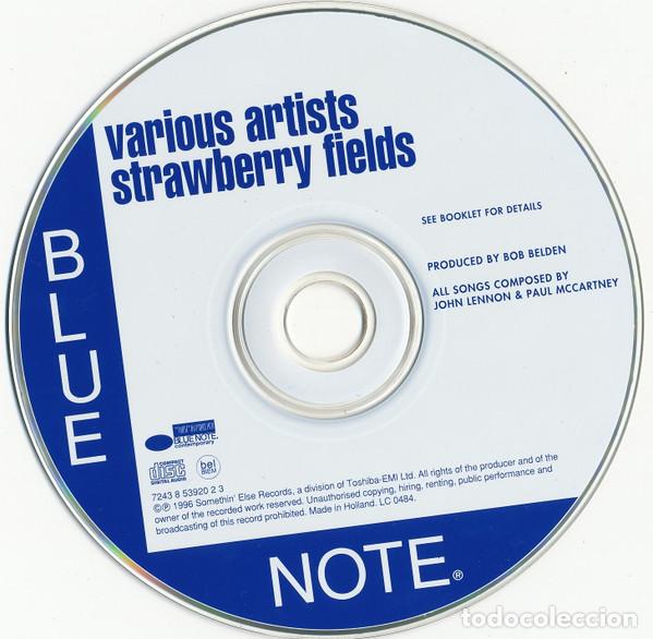 CDs de m&uacute;sica: Various &ndash; Strawberry Fields (CD, Blue Note 7243 8 53920 2 3) - Foto 3