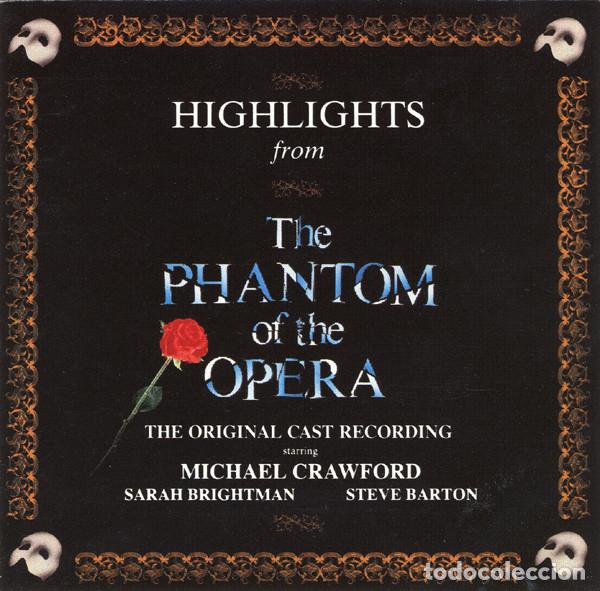 CDs de m&uacute;sica: Andrew Lloyd Webber, Michael Crawford, Sarah Brightman, Steve Barton &ndash; Highlights From The...