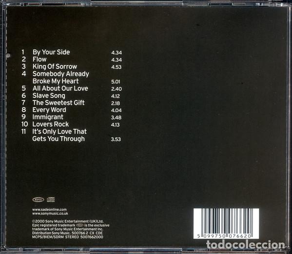 CDs de m&uacute;sica: Sade &ndash; Lovers Rock (CD, Epic 500766 2) - Foto 4