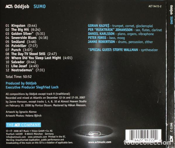 CDs de m&uacute;sica: Oddjob &ndash; Sumo (CD, ACT ACT 9472-2) - Foto 4