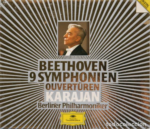 CDs de m&uacute;sica: Beethoven, Karajan, Berliner Philharmoniker &ndash; 9 Symphonien, Ouvert&uuml;ren (CD, Deutsche Grammophon...