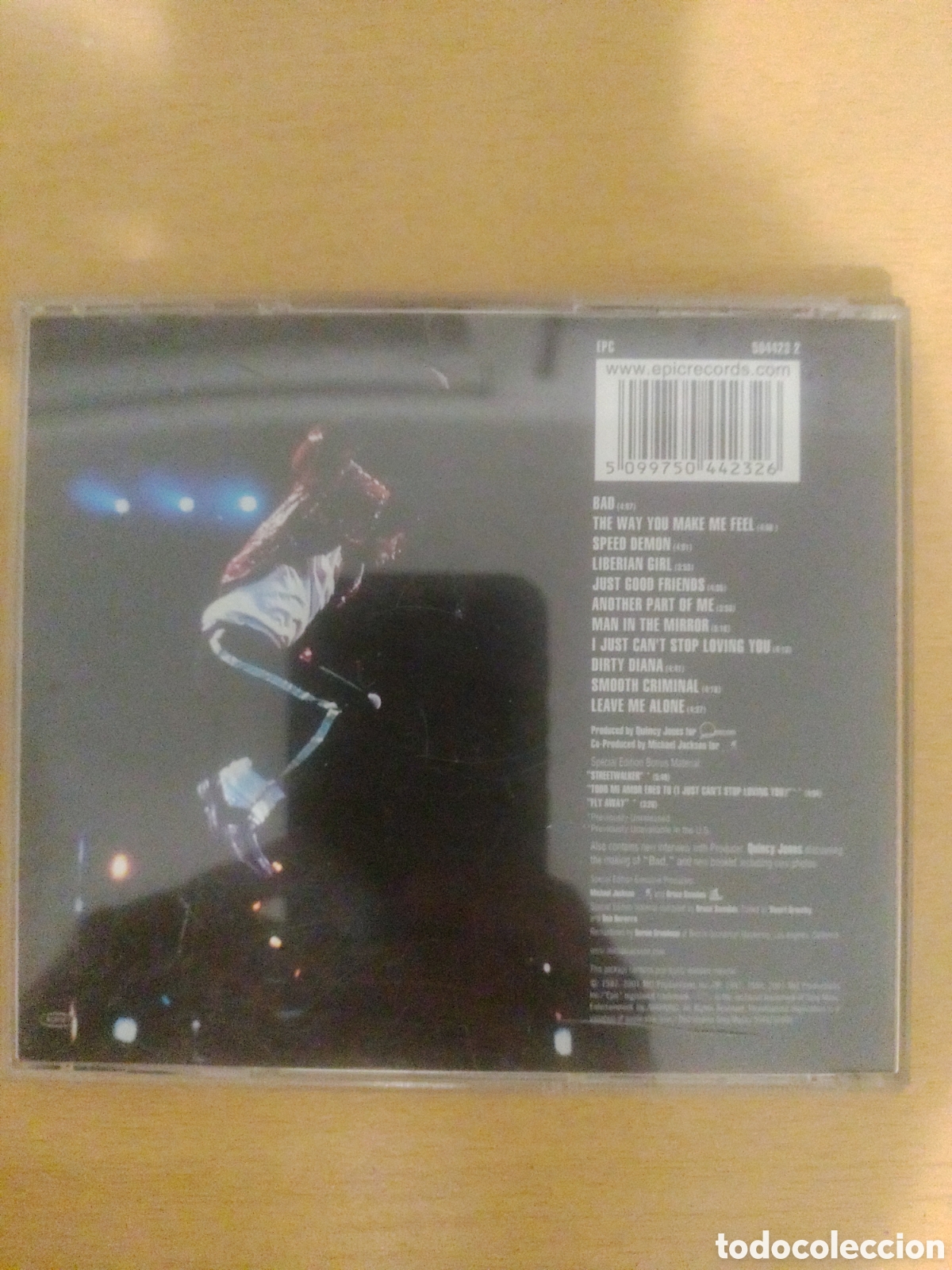 CDs de m&uacute;sica: CD Michael Jackson -Bad - - Foto 2