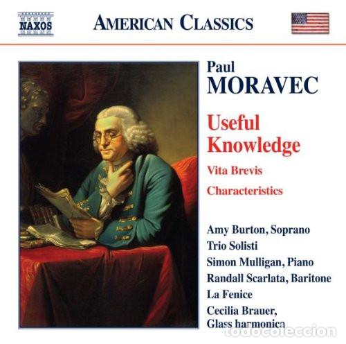 CDs de m&uacute;sica: Paul Moravec - Amy Burton, Trio Solisti, Simon Mulligan, Randall Scarlata, La Fenice, Cecilia...