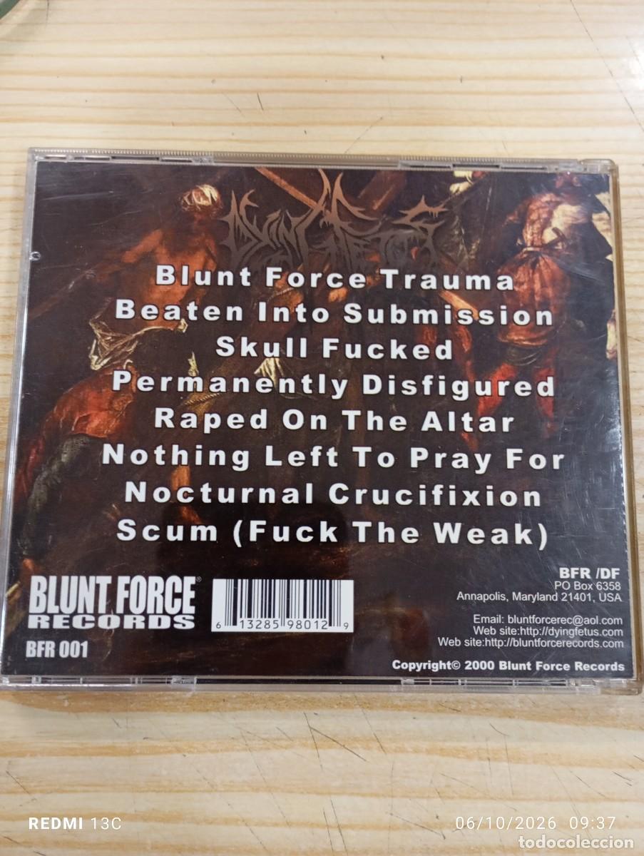 CDs de m&uacute;sica: Cd - Dying Fetus - Purification Through Violence - Foto 3