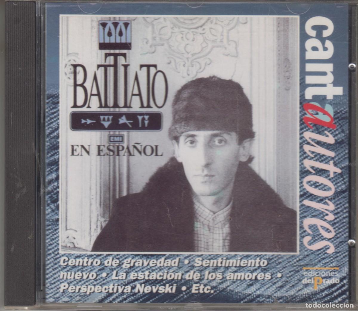 CDs de m&uacute;sica: Franco Battiato cd Battiato En Espa&ntilde;ol 1996 EMI Cantautores