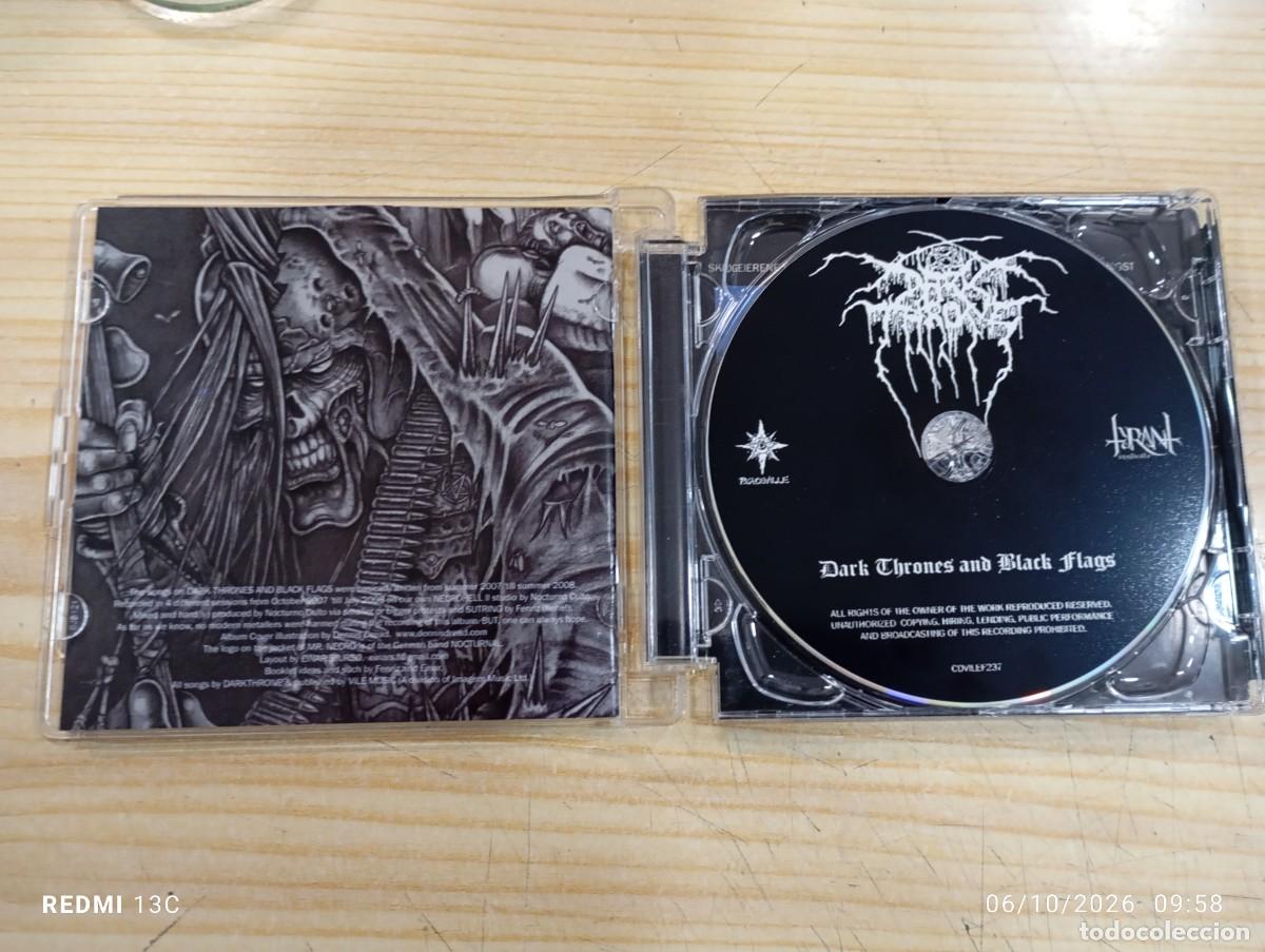 CDs de m&uacute;sica: Cd - Darkthrone - Dark Thrones And Black Flags - Foto 2