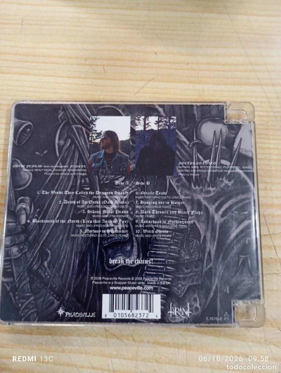 CDs de m&uacute;sica: Cd - Darkthrone - Dark Thrones And Black Flags - Foto 3