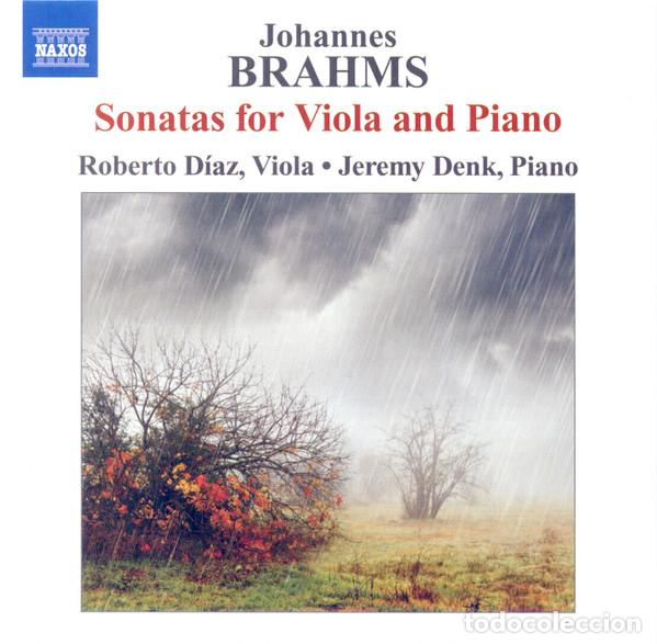 CDs de m&uacute;sica: Johannes Brahms, Roberto D&iacute;az, Jeremy Denk &ndash; Sonatas For Viola And Piano (CD, Naxos 8.570827)