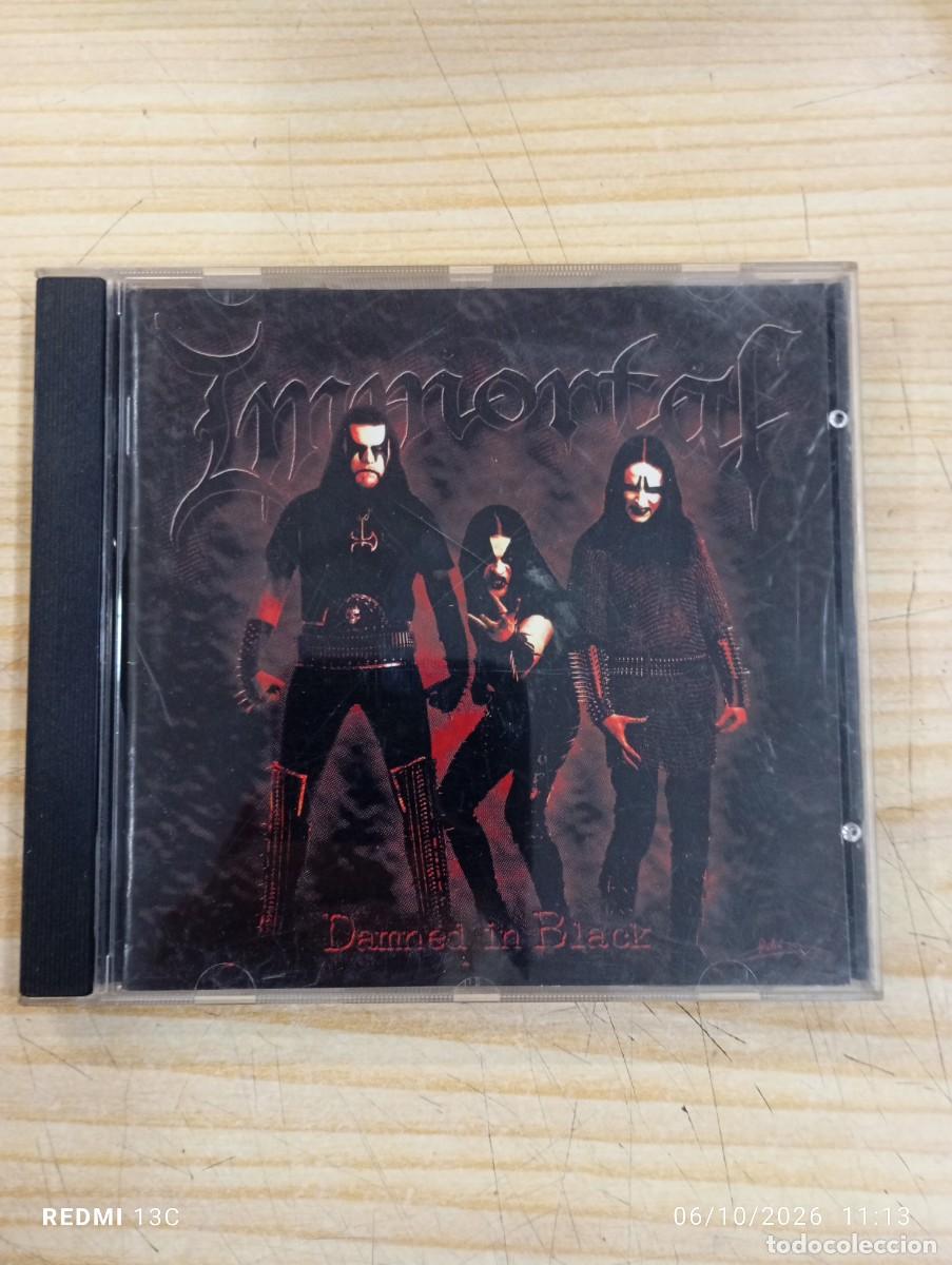 CDs de m&uacute;sica: Cd - Immortal - Damned In Black - Foto 1