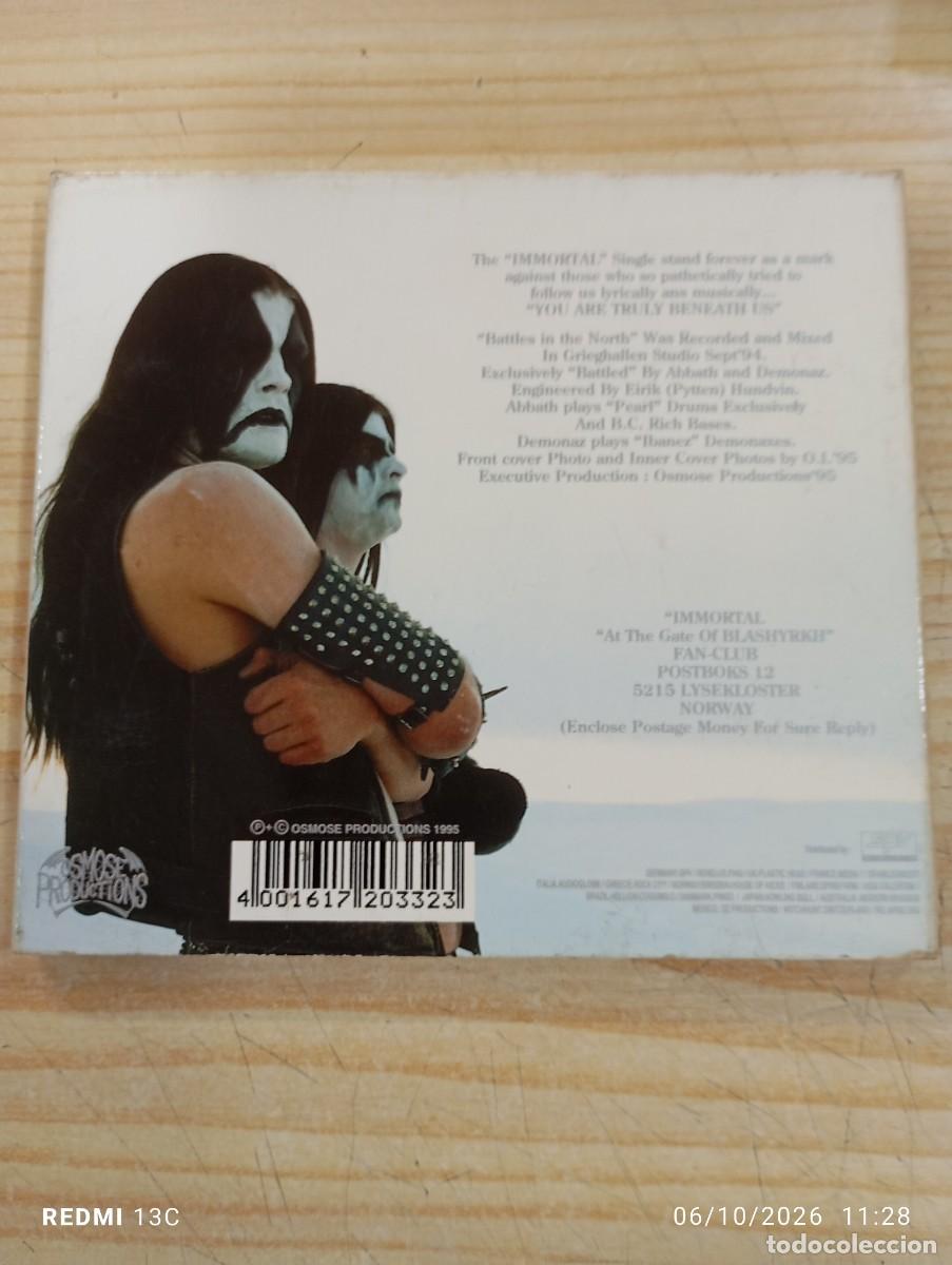 CDs de m&uacute;sica: Cd Digipack - Immortal - Battles In The North - Foto 3