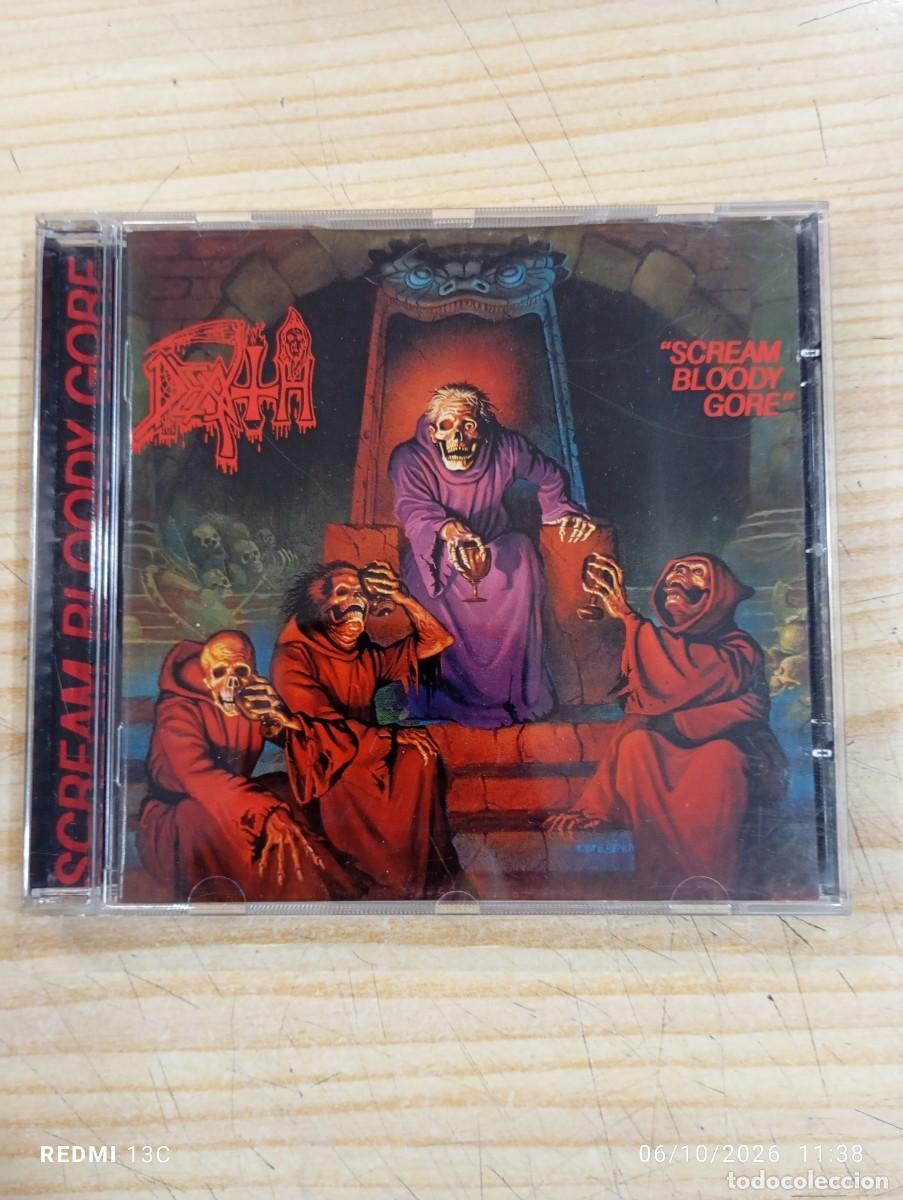 CDs de m&uacute;sica: Cd .- Death - Scream Bloody Gore - Foto 1