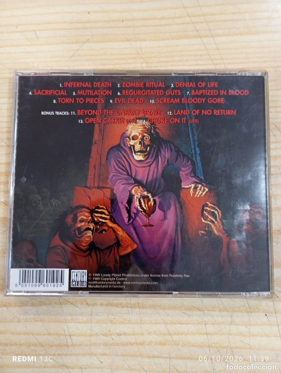 CDs de m&uacute;sica: Cd .- Death - Scream Bloody Gore - Foto 3