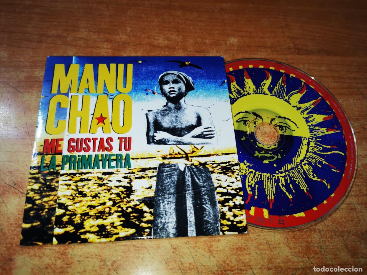 CDs de m&uacute;sica: MANU CHAO Me gustas tu CD SINGLE CARTON DEL A&Ntilde;O 2000 MANO NEGRA CONTIENE 2 TEMAS