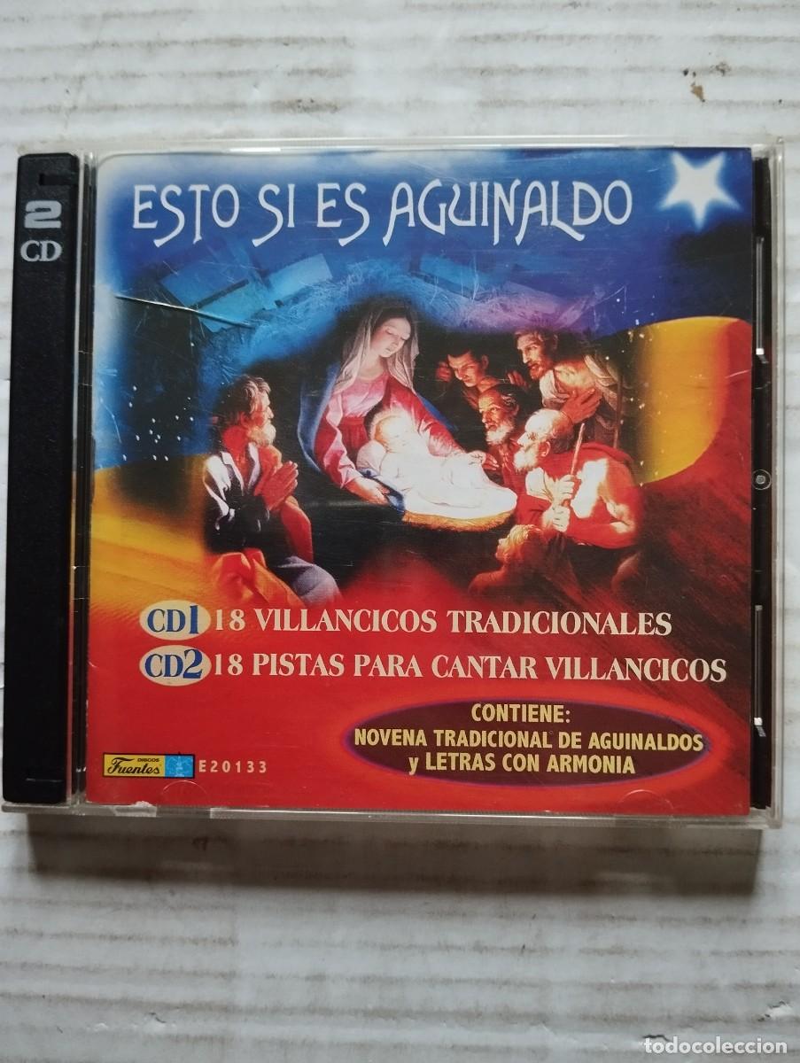 CDs de m&uacute;sica: 2 CD&acute;S 18 VILLANCICOS TRADICIONALES NI&Ntilde;OS CANTORES ORIENTE 18 PISTAS PARA CANTAR ESTOSI ES AGUINALDO
