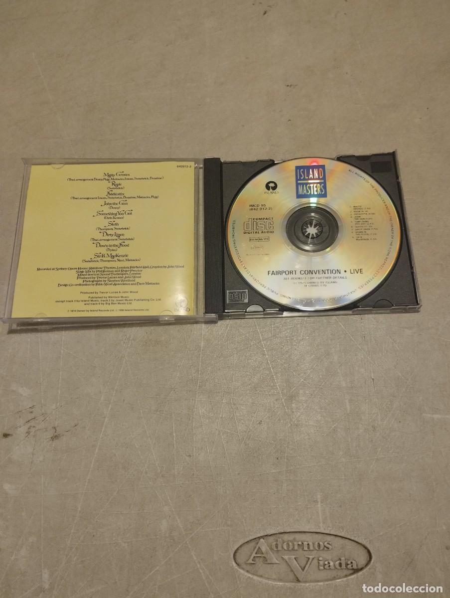 CDs de m&uacute;sica: FAIRPORT CONVENTION CD LIVE CONVENTION - Foto 2