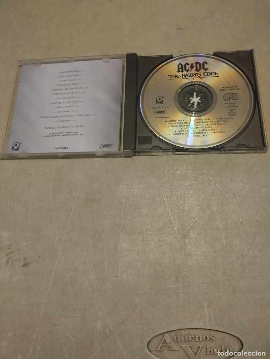 CDs de m&uacute;sica: AC DC CD THE RAZORS EDGE - Foto 2