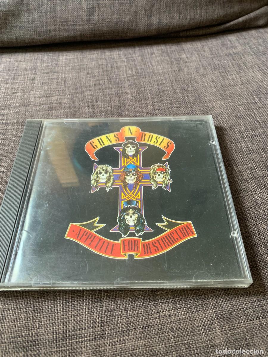 CDs de m&uacute;sica: CD. GUNS N&acute;ROSES. APPETITE FOR DESTRUCTION. LIBRILLO. PEDIDO MINIMO 10 EUROS.
