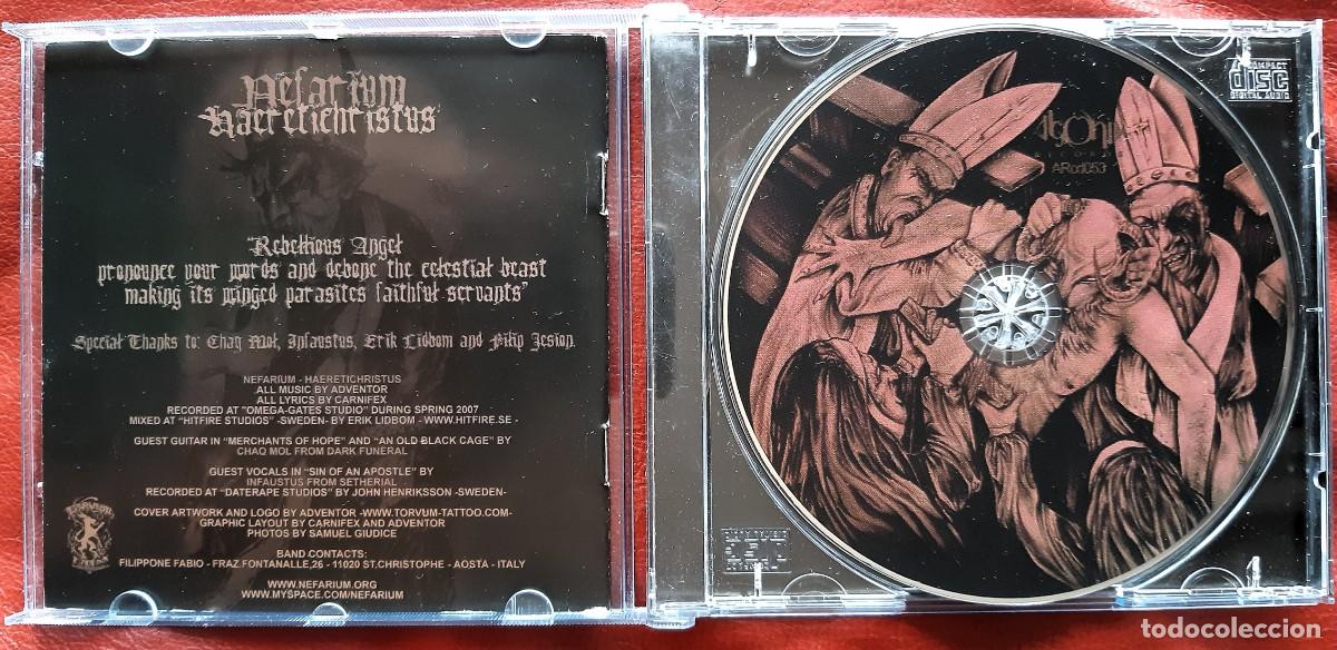 CDs de m&uacute;sica: NEFARIUM - HAERETICHRISTUS CD - Foto 3