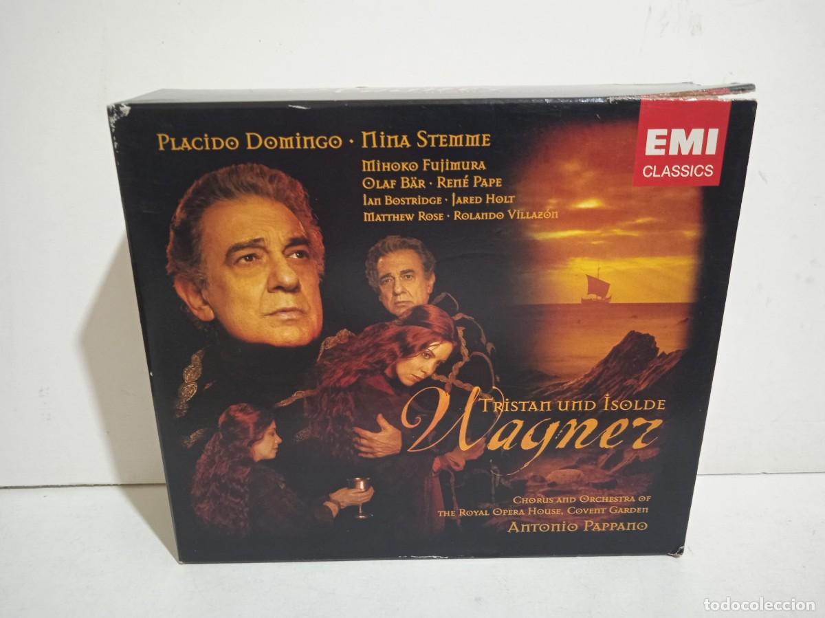 CDs de m&uacute;sica: Wagner / Placido Domingo - Tristan Und Isolde - 3 x CD + Libro -2005 - Falta DVD