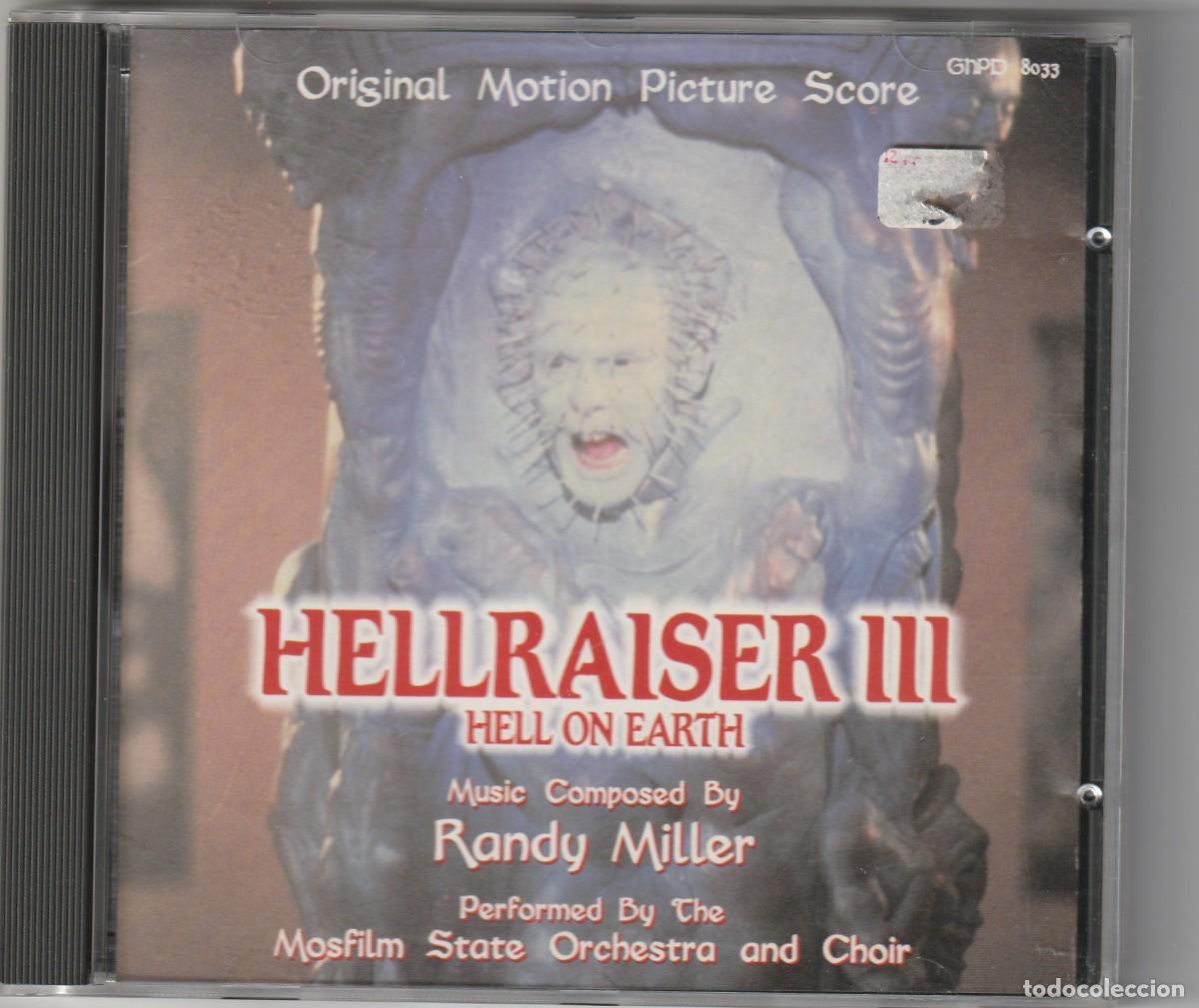 CDs de m&uacute;sica: B.S.O. HELLRAISER III &middot; HELL ON EARTH - RANDY MILLER (CD CRESCENDO 1992)