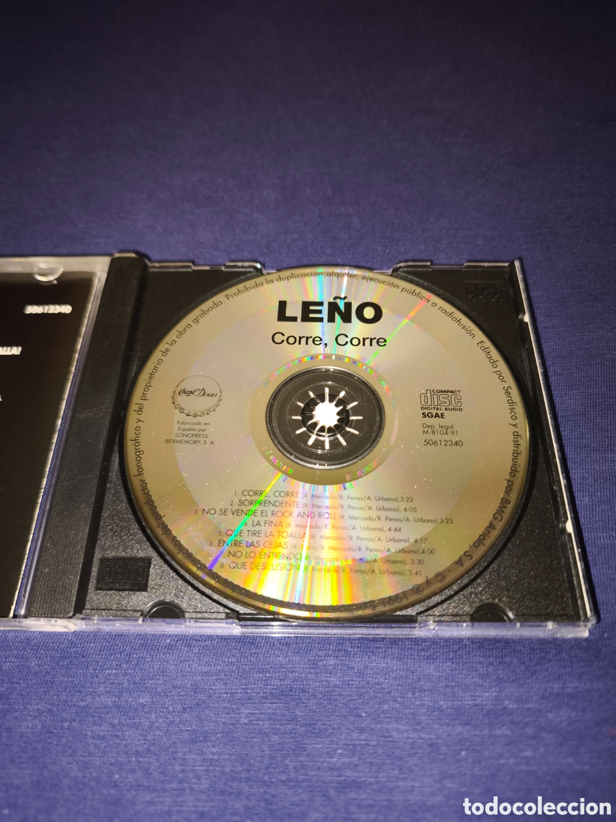 CDs de m&uacute;sica: Le&ntilde;o Corre Corre CD Rock - Foto 3