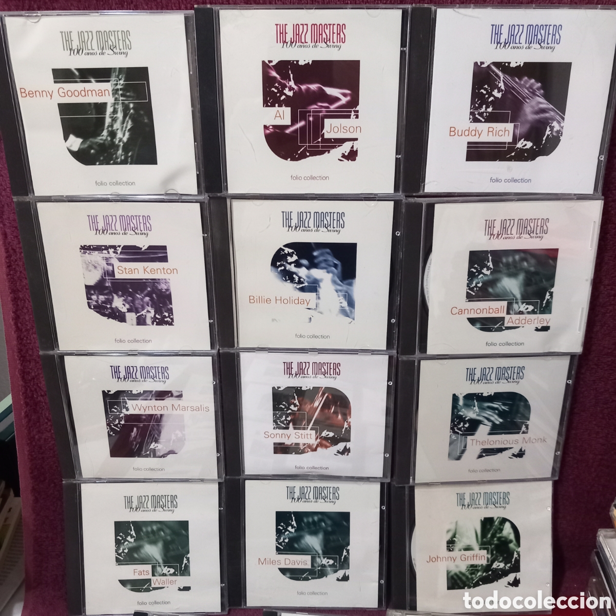 CD di Musica: COLECCION 30&times;Cds:THE JAZZ MASTERS 100 a&ntilde;os de SWING(COMO NUEVOS)LAS MEJORES FIGURAS DEL JAZZ-BLUES