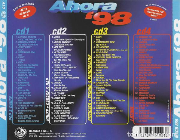 CDs de m&uacute;sica: Various &ndash; Ahora 98 (CD, Blanco Y Negro MXCD 865) - Foto 6