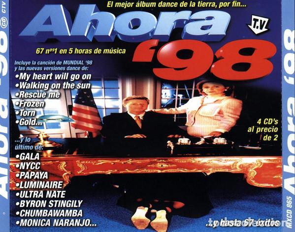 CDs de m&uacute;sica: Various &ndash; Ahora '98 (CD, Blanco Y Negro MXCD 865)