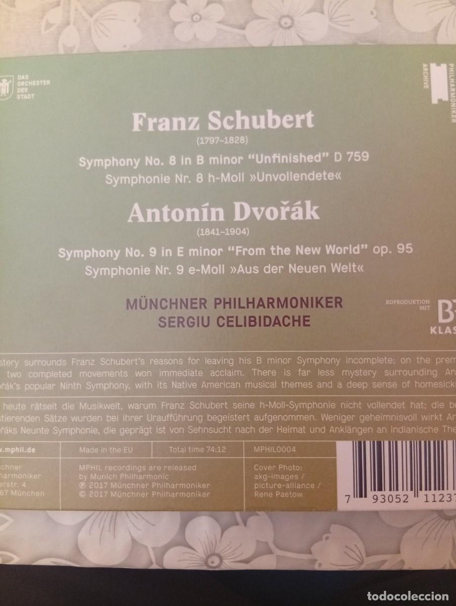 CDs de m&uacute;sica: Celibidache dirige Schubert y Dvor&aacute;k - Foto 2