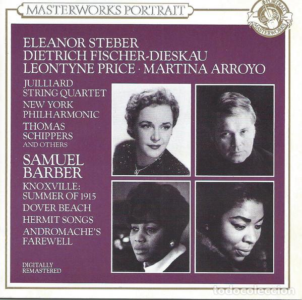 CDs de m&uacute;sica: Samuel Barber / Eleanor Steber, Dietrich Fischer-Dieskau, Leontyne Price, Martina Arroyo,...